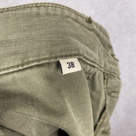 Imogene + Willie Pants Mens 38 (41x33) Olive Oliver Military Trouser Button Fly - Picture 9 of 13